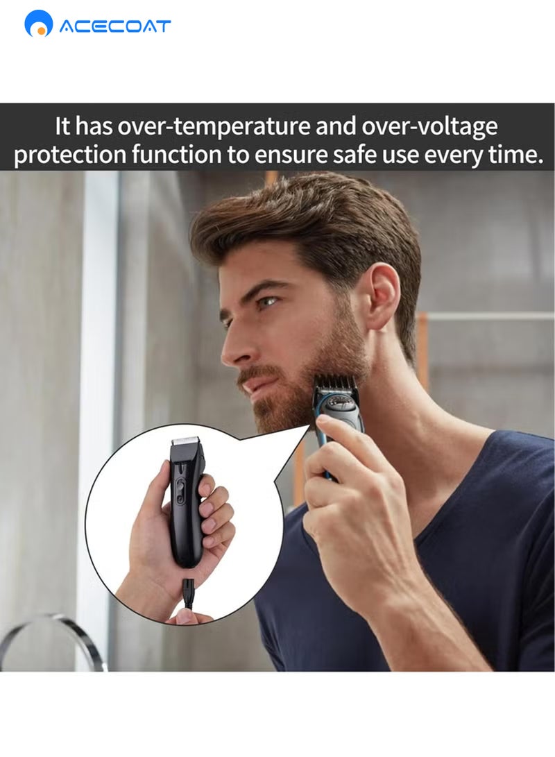 ايسكوت شاحن ماكينة حلاقة، 6 قطع محول ماكينة حلاقة عالمي، 6 قطع محول سلك إمداد طاقة فريد من نوعه على شكل رأس، موصل تيار مستمر، شاحن ماكينة حلاقة اللحية، طقم شاحن ماكينة حلاقة للرجال، حل شحن متعدد الوظائف - Image 4